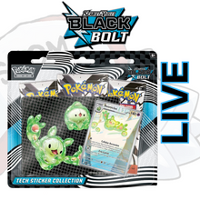 Load image into Gallery viewer, Black Bolt Tech Sticker Collection
