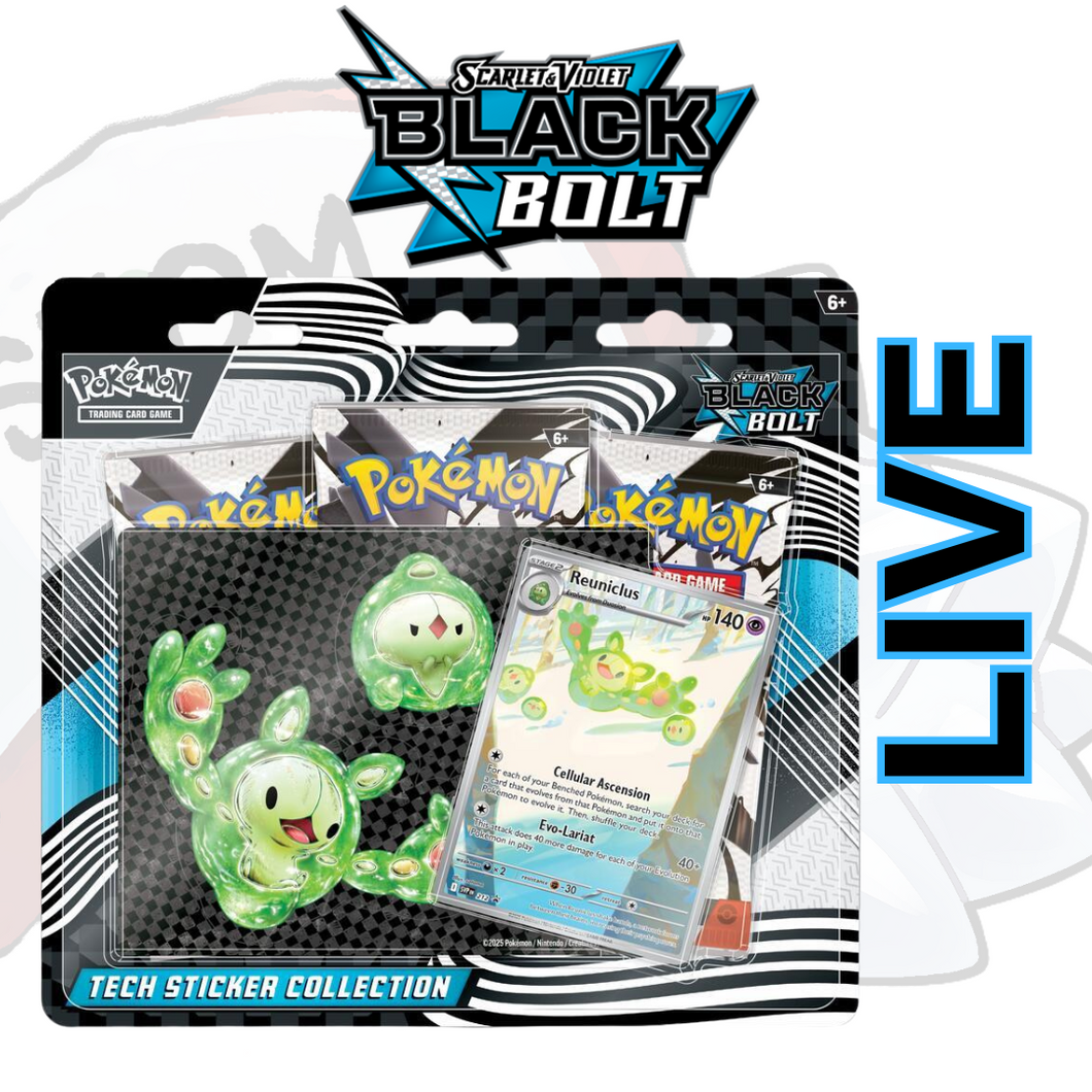 Black Bolt Tech Sticker Collection