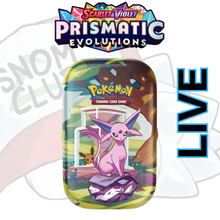 Load image into Gallery viewer, Prismatic Evolutions Mini Tins
