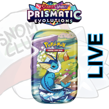Load image into Gallery viewer, Prismatic Evolutions Mini Tins
