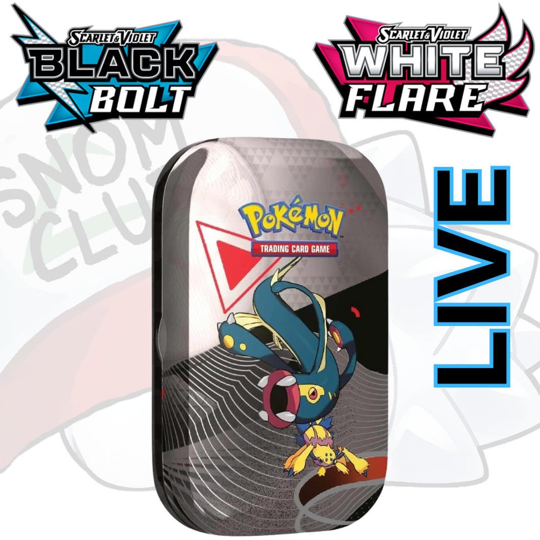 Black Bolt & White Flare Unova Mini Tin