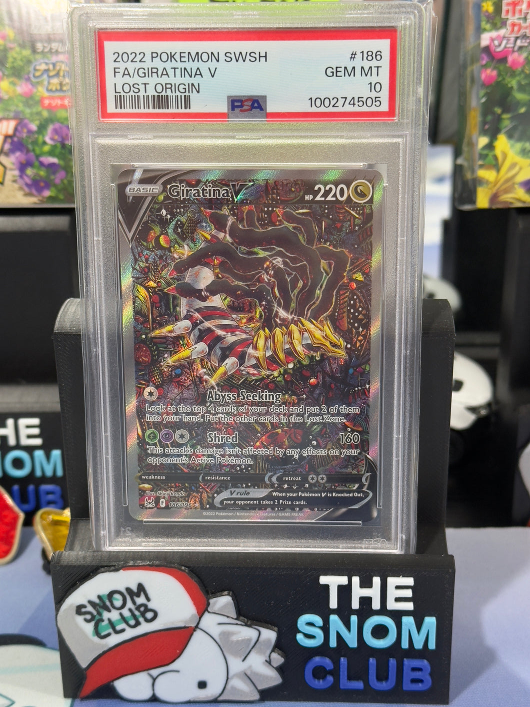 [PSA 10] Giratina V #186/196